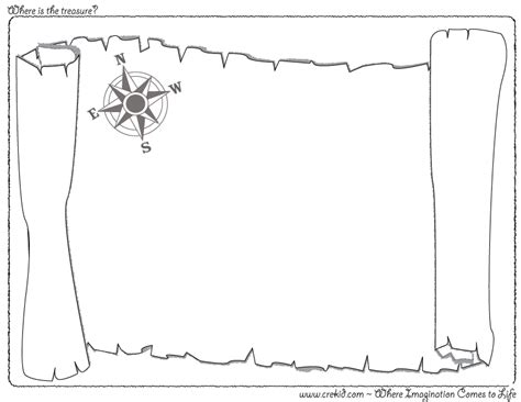 Treasure Island Map Template