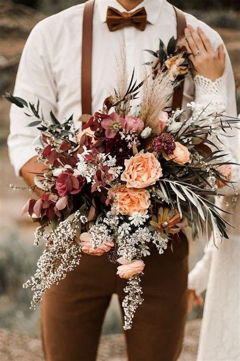 25 Boho Rustic Wedding Bouquets That Really Inspire - Mrs to Be