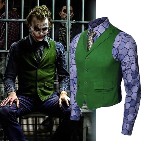 Batman Dark Knight Joker Heath Ledger Arthur Fleck Shirt Vest (Read to Ship)