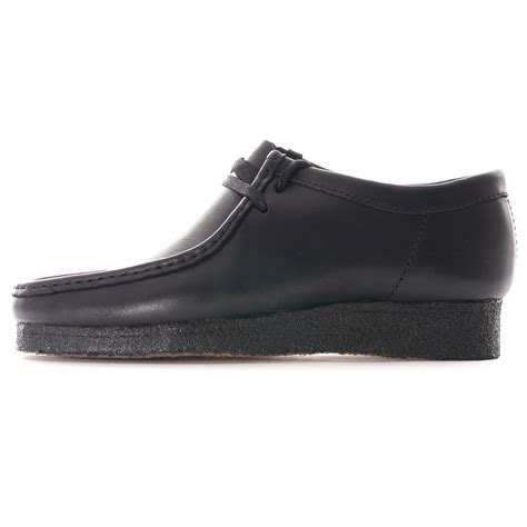 Clarks Originals Wallabee | Black Leather | 26155514-BLK