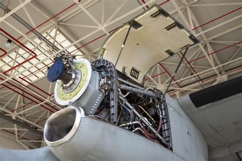 Aircraft Engine Turbine Maintenance Stock Photo - Image of equipment, disassembling: 105097732