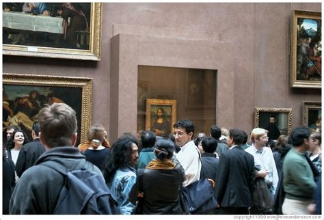 Louvre. Crowd at the Mona Lisa. (Photo ID 9510-paris)