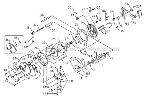 Penn Fishing Reel Parts Diagram