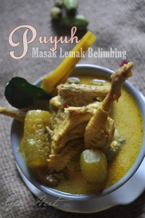 GeeHut: Puyuh masak lemak belimbing