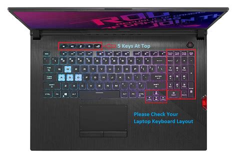 Silicone Keyboard Skin Cover for ASUS ROG Strix G17 G712 17.3 inch 202 – iFyx