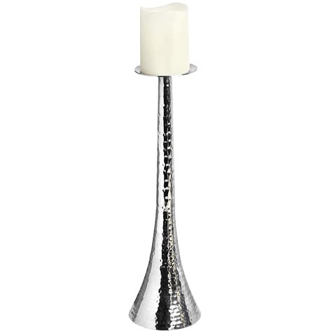 Candle Pillar Nickle - Alle Interiors