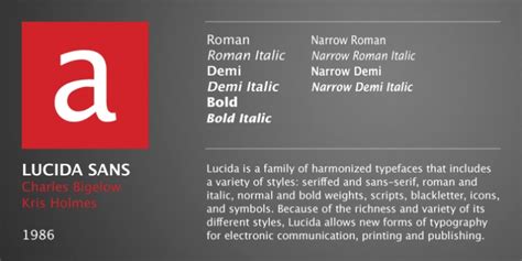 Lucida Sans FONT Download