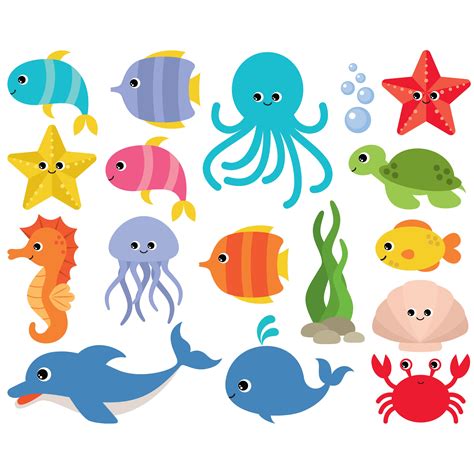 Ocean Animals Clipart