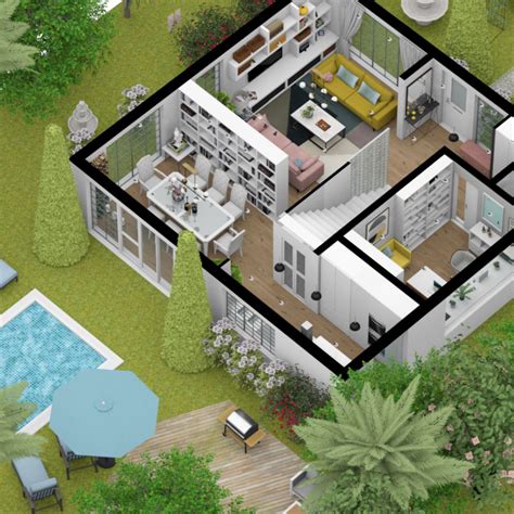 Stunning plan made on Floorplanner.com | Floor planner, House design, House plans