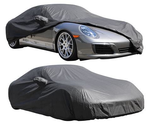 Custom Car Cover Waterproof Cotton Black for PORSCHE 997 SERIES 2004 2005 2006 2007 2008 2009 ...