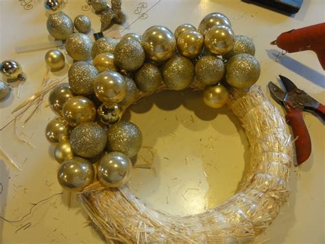 DIY: How to Make a Christmas Ball Wreath - Lehman Lane