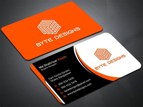 Modern Business Card Design by Elite Design on Dribbble