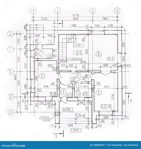 Detailed Floor Plan Drawing