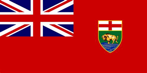 The Flag of Manitoba. My province in Canada : vexillology