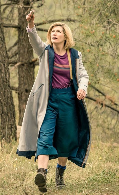 13th Doctor Grey Coat | Jodie Whittaker Long Trench Coat