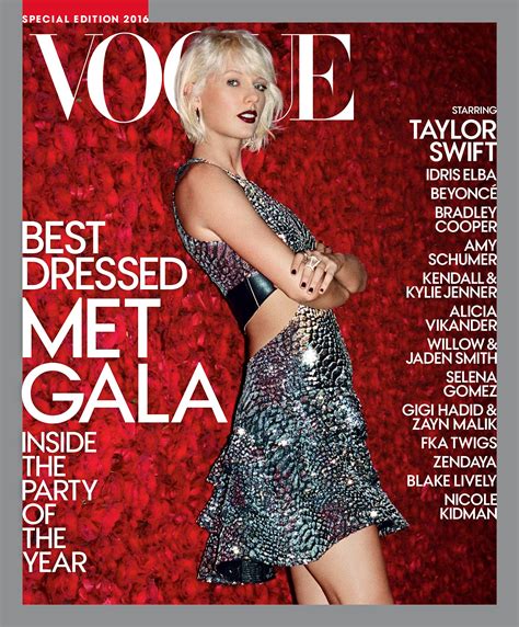 Taylor Swift – Vogue MET Gala Special Edition 2016 – GotCeleb