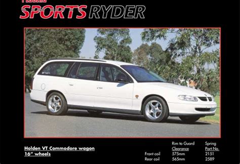 Holden Commodore VT Wagon | Pedders Suspension and Brakes – The Car Suspension Specialists!