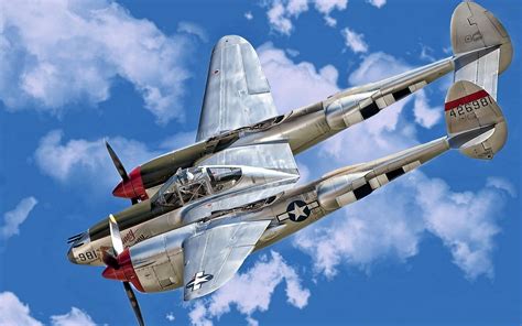 Lockheed P-38 Lightning Wallpaper HD Download