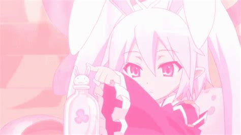 Pink Aesthetic Anime Bunny Girl GIF | GIFDB.com