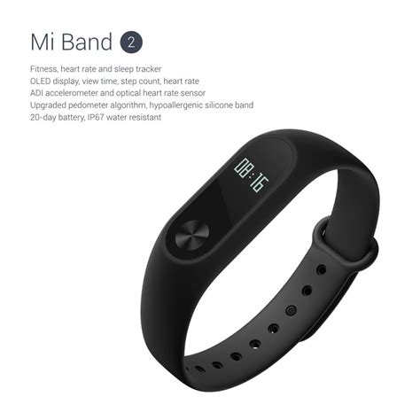 Xiaomi Mi Band 2: pantalla OLED, monitor de frecuencia cardiaca y 20 días de batería por 23$