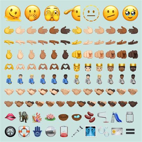 New emojis in iOS 15.4 copy and paste - Cute Symbols