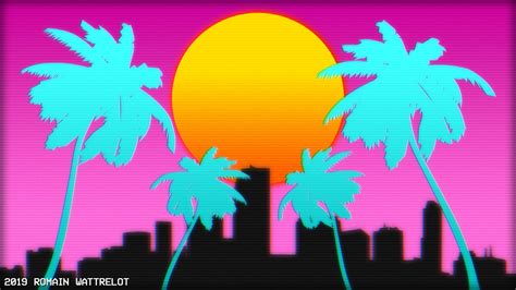 Miami Vice Retro Wallpapers - Wallpaper Cave