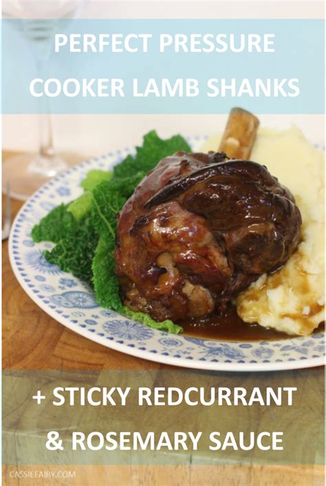 Lamb shank Sunday roast recipe with redcurrant & rosemary | My Thrifty ...