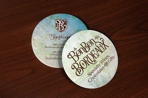 Round Business Card Template | Round business cards, Business cards creative templates, Circle ...