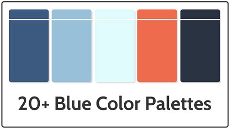 20+ Best Blue Color Palettes for 2021 – Avasta