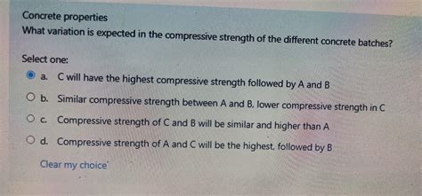 Solved Concrete properties How do you determine the tensile | Chegg.com