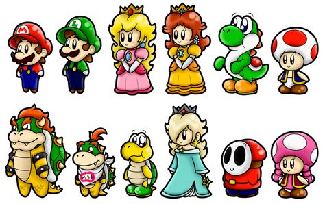 Gallery For > Original Mario Characters