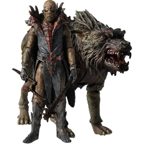 The Hobbit Orc Fimbul on Warg Action Figure Set - Walmart.com - Walmart.com