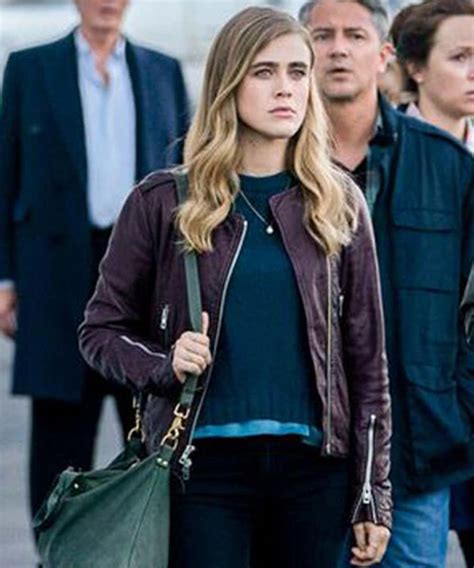 Michaela Stone Manifest Melissa Roxburgh Biker Leather Jacket