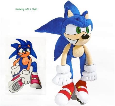 Custom Plush Just Like Sonic Adventure 2 With Soap Shoes - Etsy