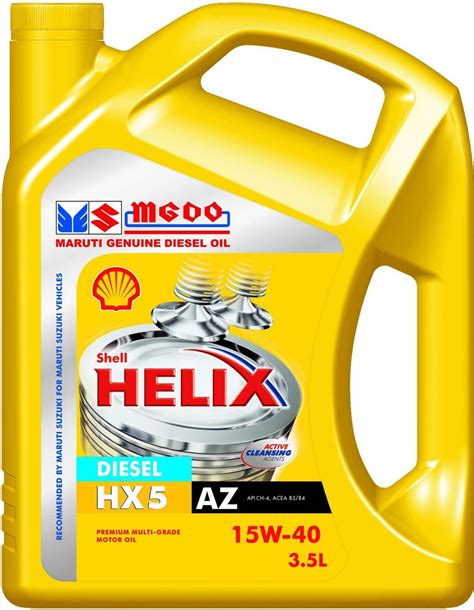 Mineral Shell Helix Diesel HX5 AZ 15W-40 3.5 L, Packaging Type ...