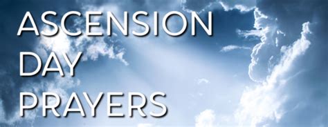 Ascension Day Prayers | Fleetwood Christian Reformed Church - Fleetwood Blog