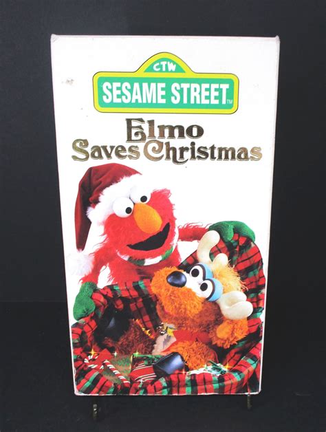 Sesame Street Elmo Saves Christmas VHS 1996 Maya Angelou - Etsy UK