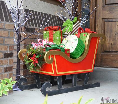 DIY Santa Sleigh - Her Tool Belt