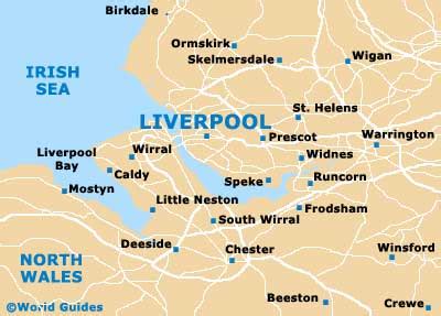 Liverpool Maps and Orientation: Liverpool, Merseyside, England