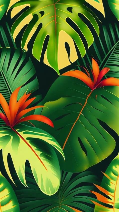 Tropical Phone Wallpaper | Flower prints art, Summer prints wallpaper, Iphone wallpaper hipster