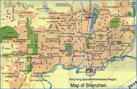 SHENZHEN TOURIST MAP - ToursMaps.com