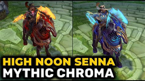 Mythic High Noon Senna Chroma | Chroma Comparison | League of Legends ...