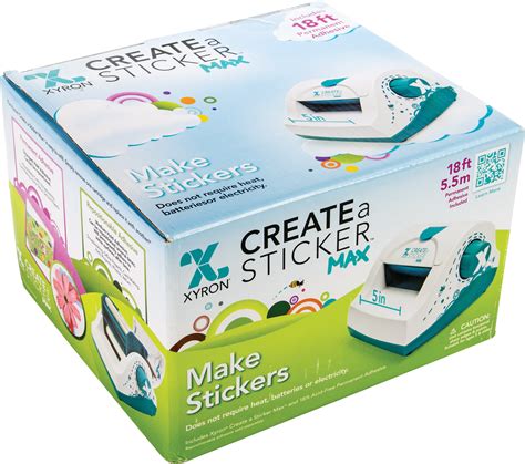 Xyron Create-a-Sticker, 5", Sticker Maker, Machine, Permanent Adhesive ...