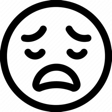 Face, emoji, chat, smiley, message, devastated icon - Download on Iconfinder