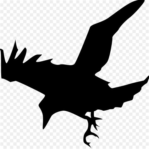 Common raven Bird Silhouette Clip art - Bird png download - 2400*2389 ...