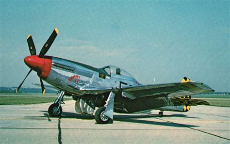 Vintage Postcard North American P-51D Mustang Best WW II Fighters ...