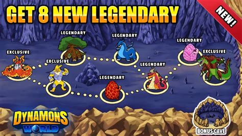 New Legendary Locations in BONUS CAVE | Dynamons World - YouTube