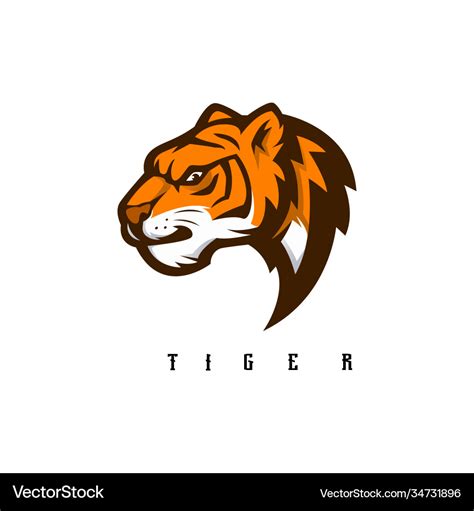 Tiger logo Royalty Free Vector Image - VectorStock