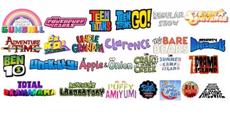 Cartoon Network Shows Logos