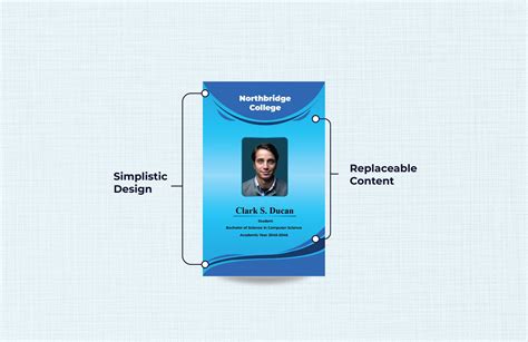 College ID Card Template in Word, Illustrator, Publisher - Download | Template.net